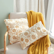 floral embroidered cushion cover, view 5 - MRSLM