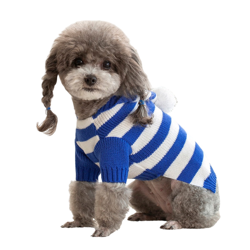 cozy fleece sweater for small pets, view 5 - MRSLM