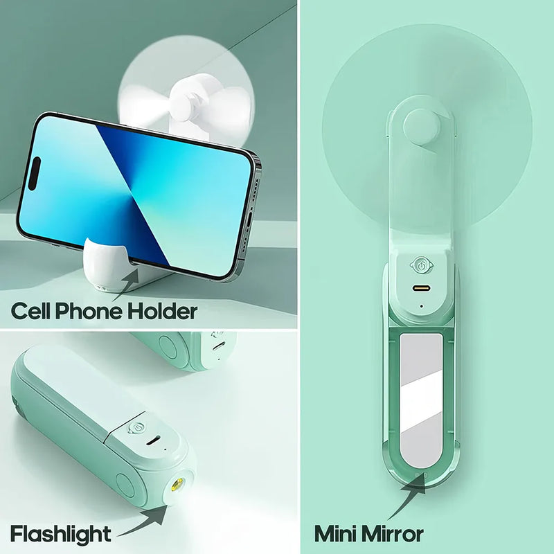 mini portable neck fan, view 8 - MRSLM