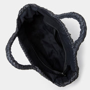 Embroidered straw tote bag, view 6 - MRSLM