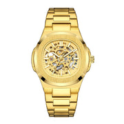 Men's hollow automatic mechanical watch, view 11 - MRSLM