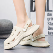 summer EVA ankle-wrap clogs, view 2 - MRSLM