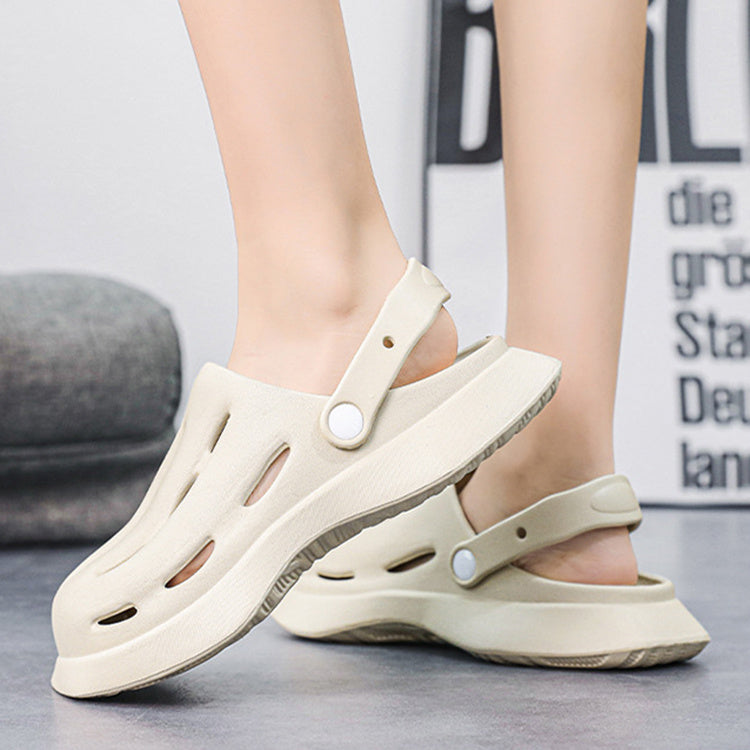summer EVA ankle-wrap clogs, view 2 - MRSLM