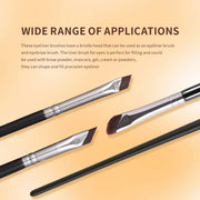 angled precision eyeliner brush set, view 6 - MRSLM