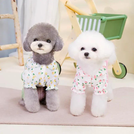 flower pattern dog jumpsuit - MRSLM