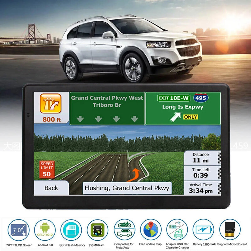 gps navigation system with hd touch screen, view 5 - MRSLM