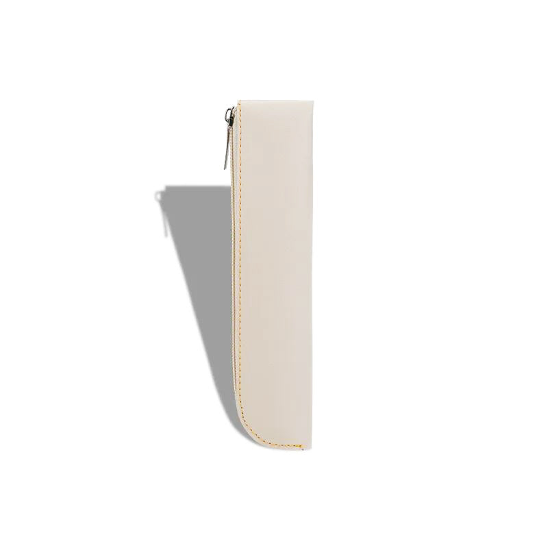 pu leather zipper pencil case, view 5 - MRSLM