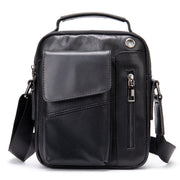 men's leather crossbody bag, view 4 - MRSLM