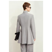 women's slim tailored coat, view 6 - MRSLM