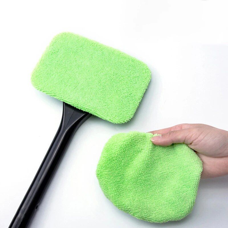 rotating microfiber car window cleaner brush, view 9 - MRSLM