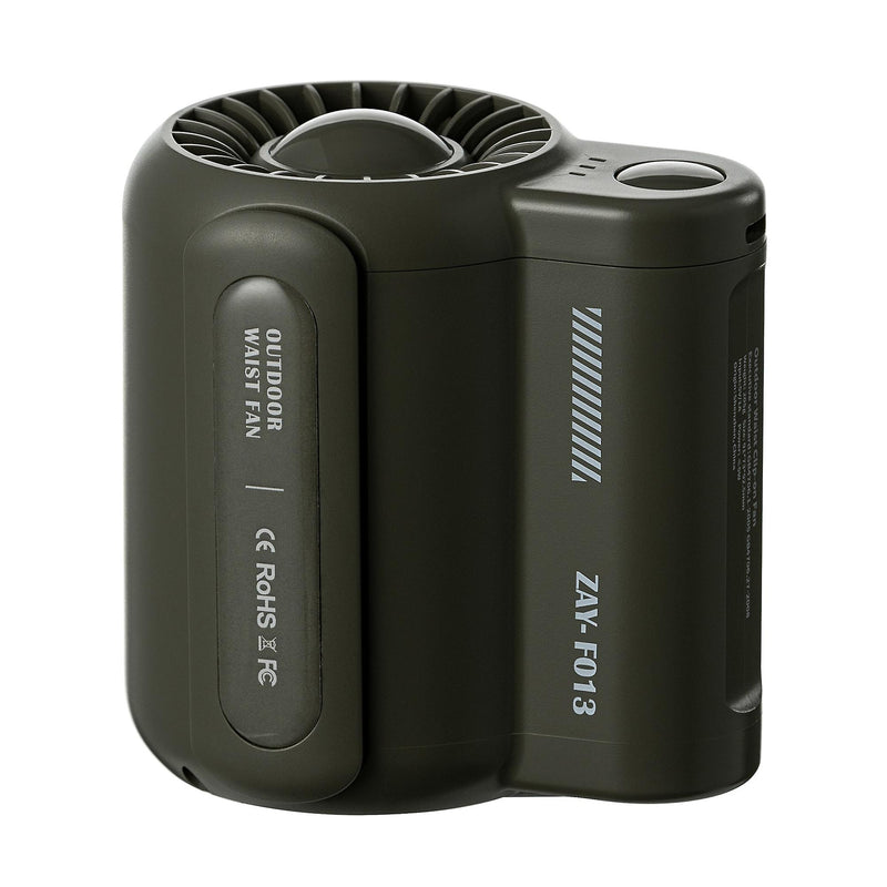 portable leafless waist fan, view 2 - MRSLM