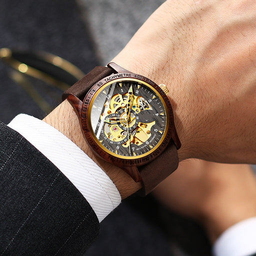 wood alloy automatic watch - MRSLM