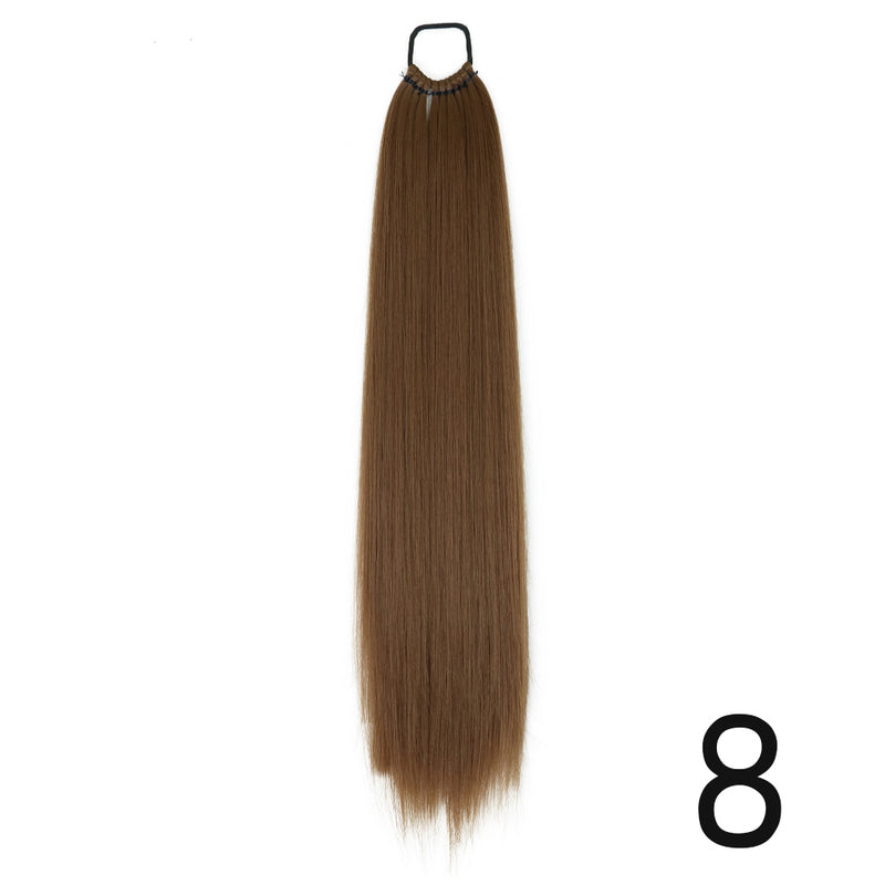 synthetic wrap around ponytail extensions, view 2 - MRSLM