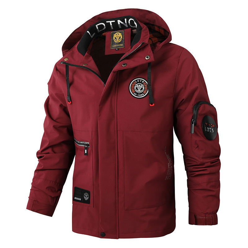 men's hooded jacket, view 3 - MRSLM