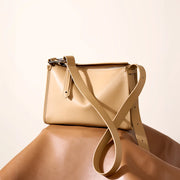 Genuine leather pillow shoulder bag, view 6 - MRSLM