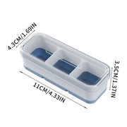 square ice cube tray with lid, view 3 - MRSLM