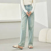 high waist wide leg denim pants - MRSLM