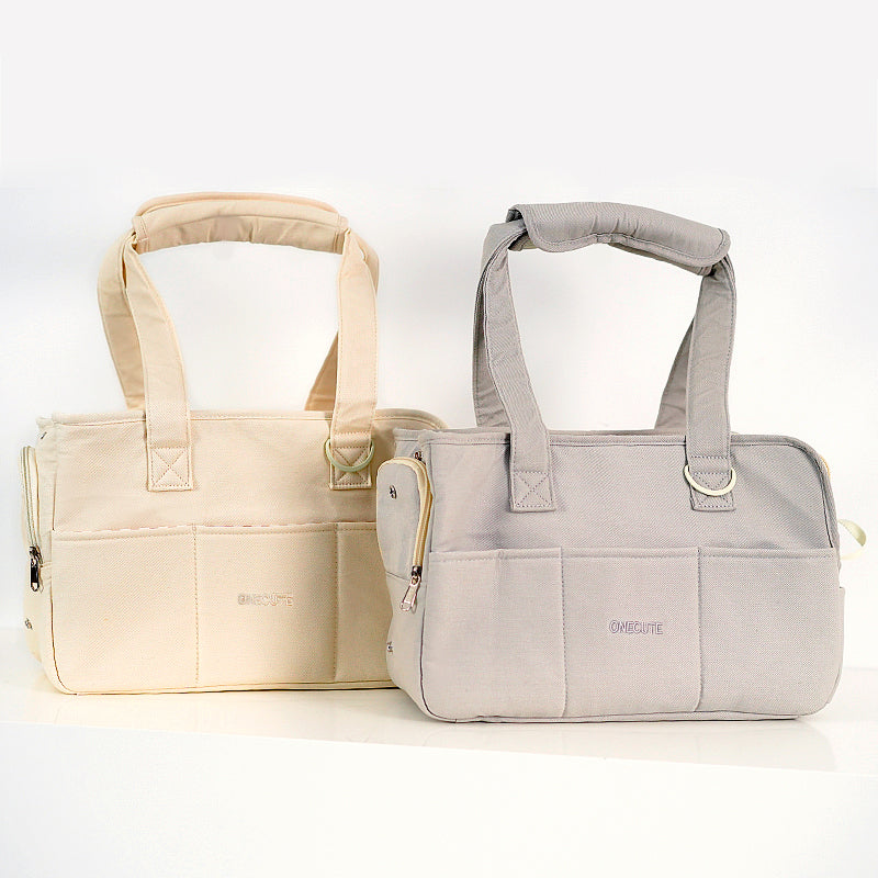 one-shoulder cotton pet carrier bag, view 7 - MRSLM