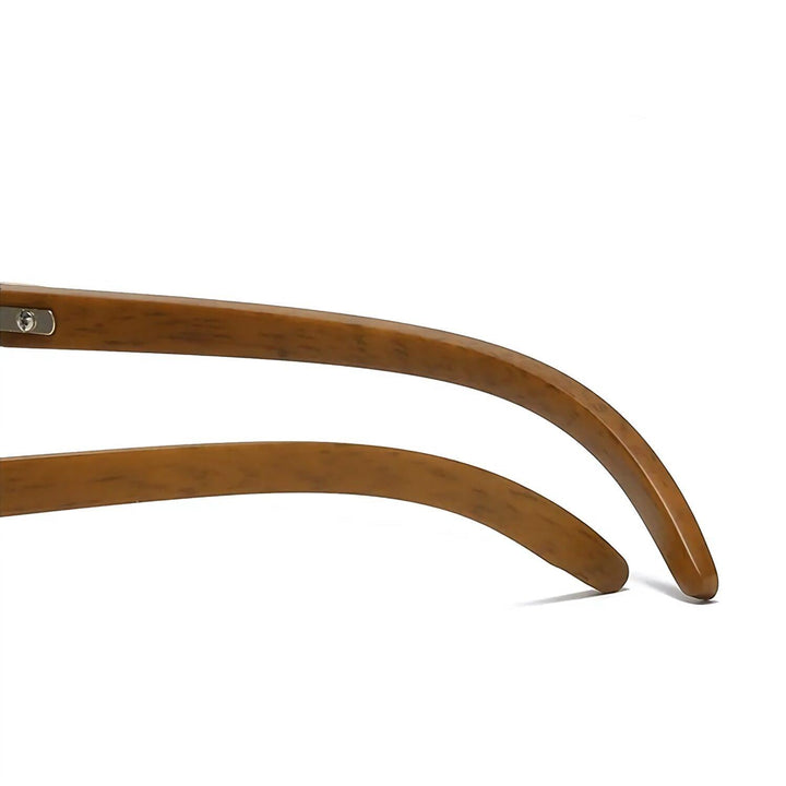 Rimless Wooden Sunglasses