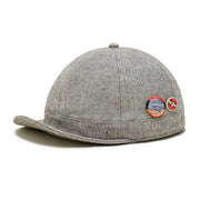 flat brim peaked cap, view 5 - MRSLM