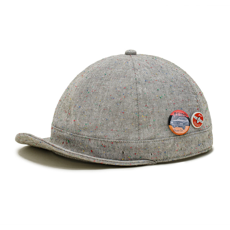 flat brim peaked cap, view 5 - MRSLM