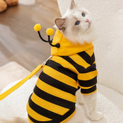 bee-inspired pet hoodie for cats and small dogs - MRSLM