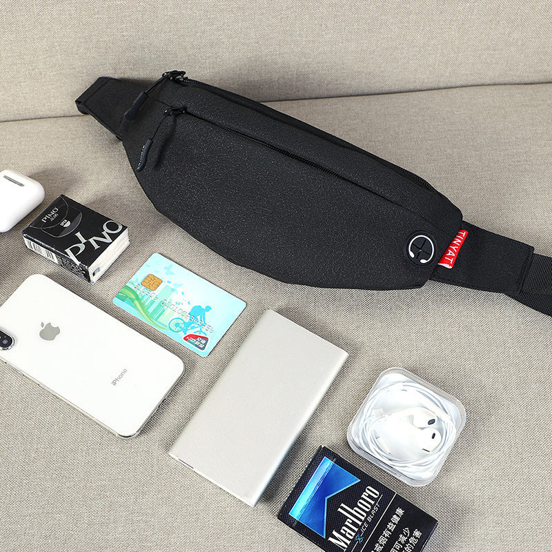 water repellent nylon chest bag, view 6 - MRSLM