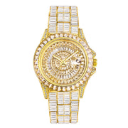 men's zircon luminous calendar quartz watch, view 5 - MRSLM
