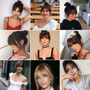3d bangs straight wig set, view 4 - MRSLM