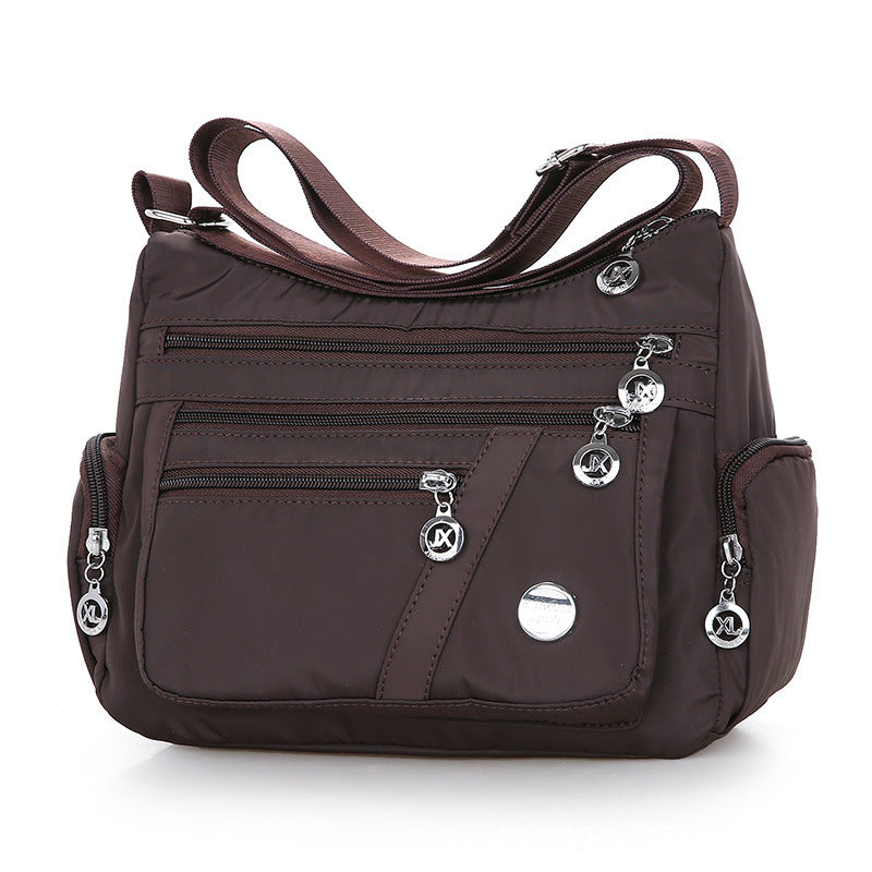 women's multi-pocket nylon crossbody bag, view 13 - MRSLM