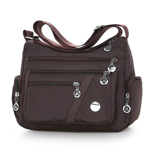 women's multi-pocket nylon crossbody bag, view 13 - MRSLM