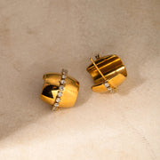 minimalist stainless steel clip-on ear clips, view 8 - MRSLM