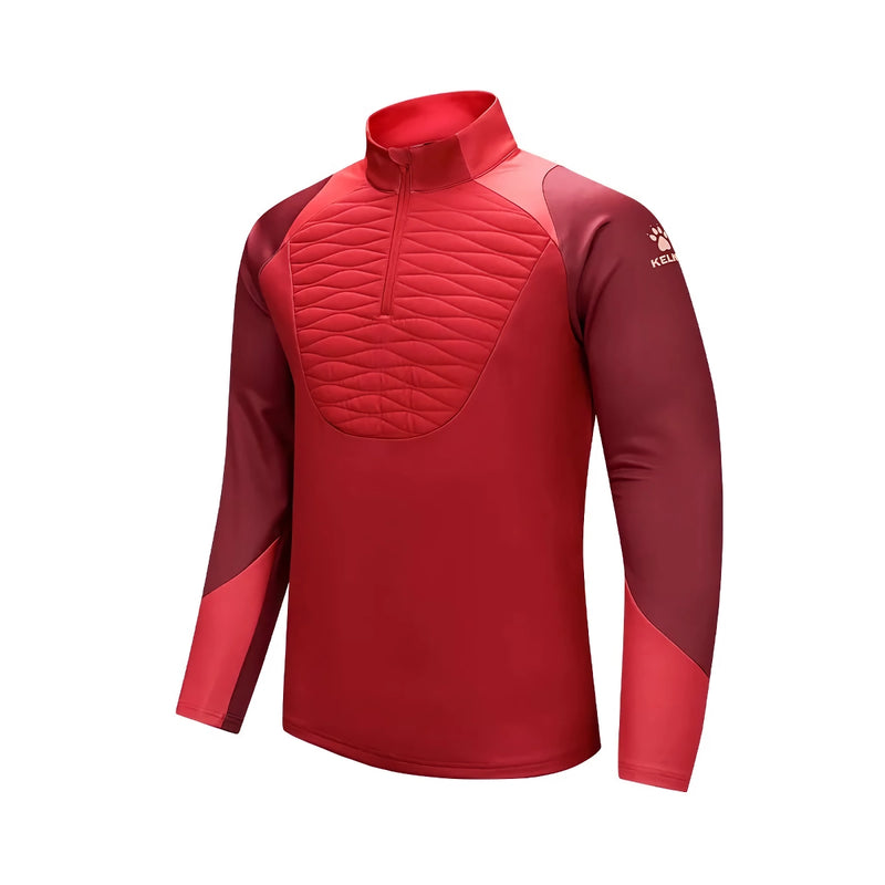 men's half-zip quilted sports pullover, view 3 - MRSLM