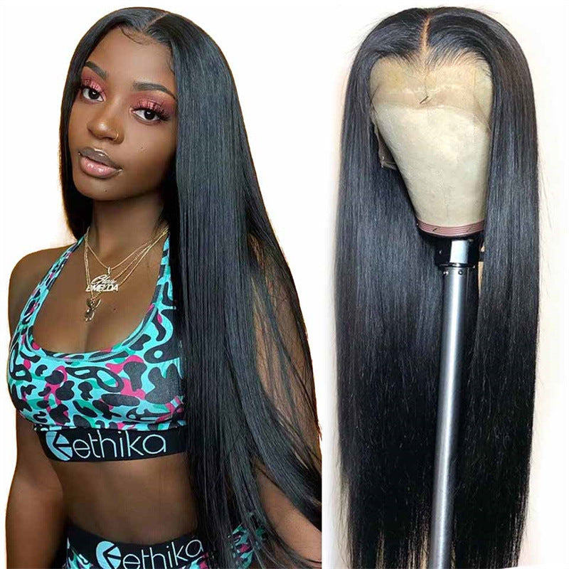 long straight synthetic wig, view 8 - MRSLM
