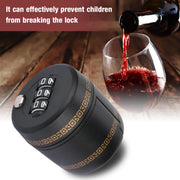 wine bottle cap combination lock, view 7 - MRSLM