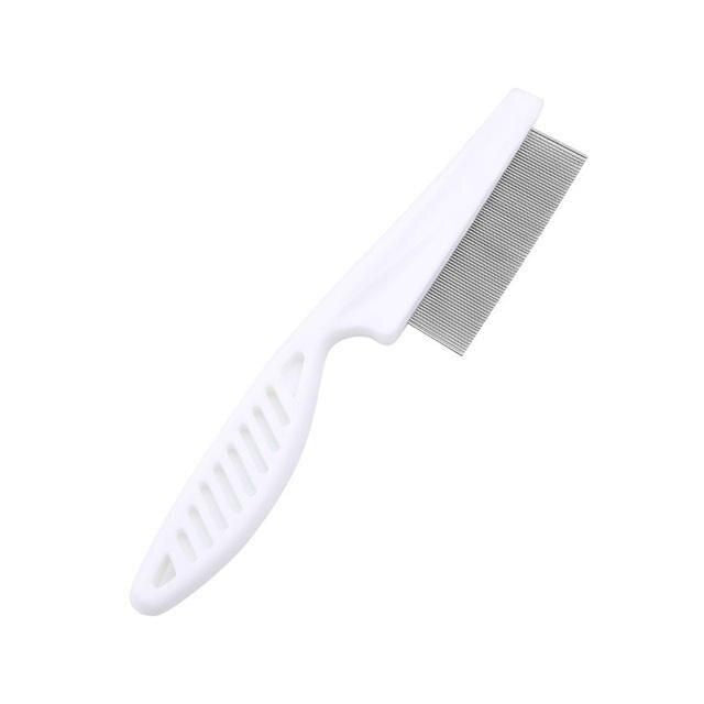 stainless steel pet hair comb, view 6 - MRSLM