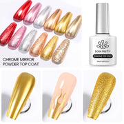 chrome-mirror top coat nail gel, view 3 - MRSLM