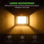 Solar induction wall lamp, view 9 - MRSLM