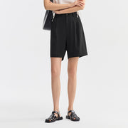 women's loose fit casual shorts, view 5 - MRSLM