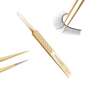 eyelash extension tweezers, view 2 - MRSLM