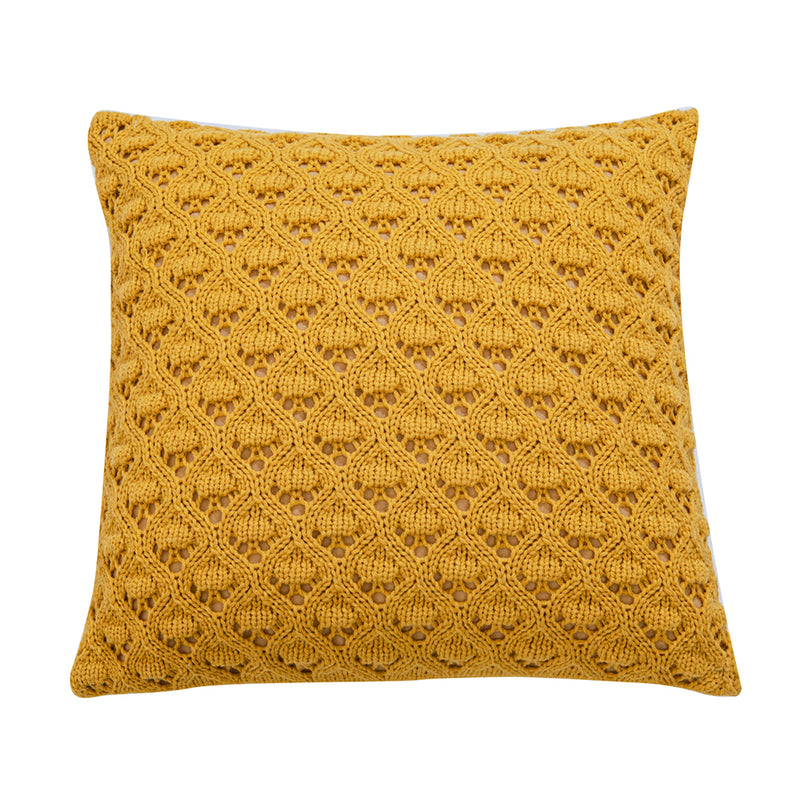 diamond knit cushion cover, view 4 - MRSLM