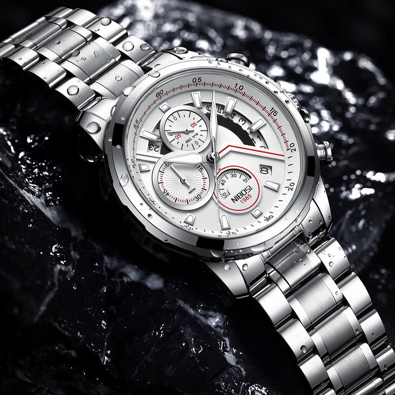men's sport chronograph watch, view 7 - MRSLM