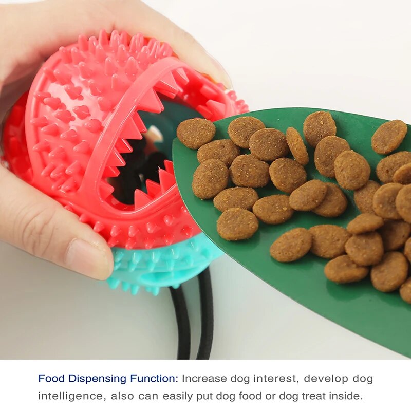 interactive chew ball dog toy, view 6 - MRSLM