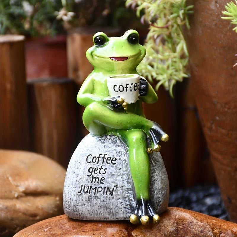 resin frog statue - MRSLM