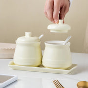 elegant ceramic spice jar set, view 9 - MRSLM