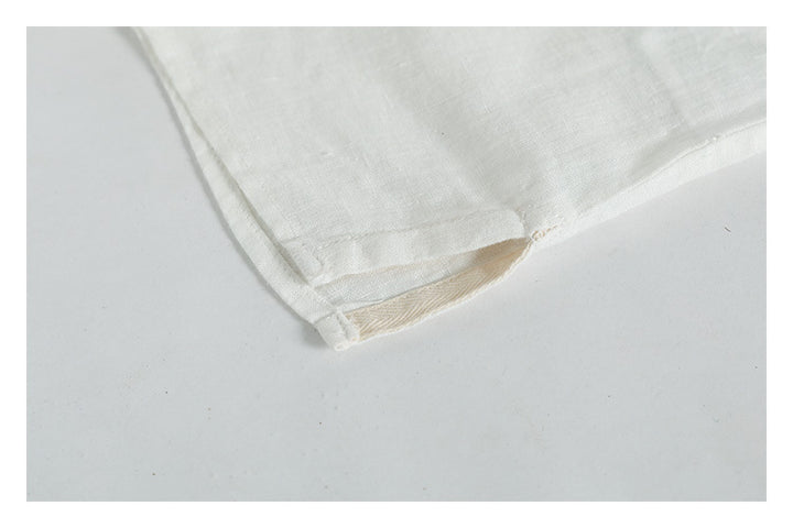 Vintage Embroidered Stand Collar Shirt For Men