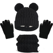 Kids' hat scarf gloves set, view 9 - MRSLM