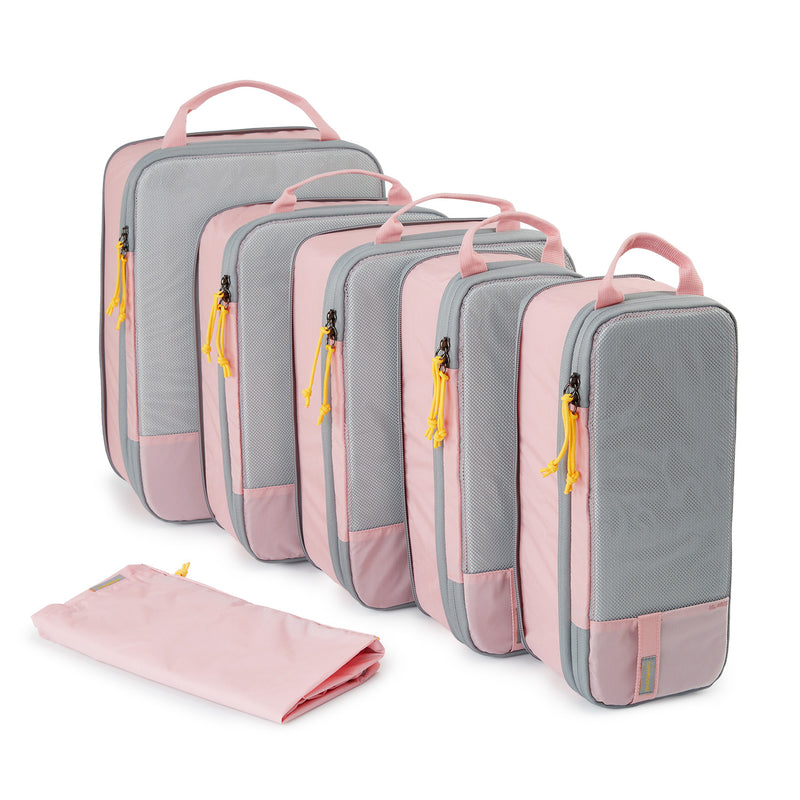 travel packing cubes set, view 2 - MRSLM