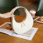 leather moon-shaped shoulder bag - MRSLM
