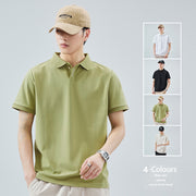 men's loose lapel polo shirt, view 3 - MRSLM